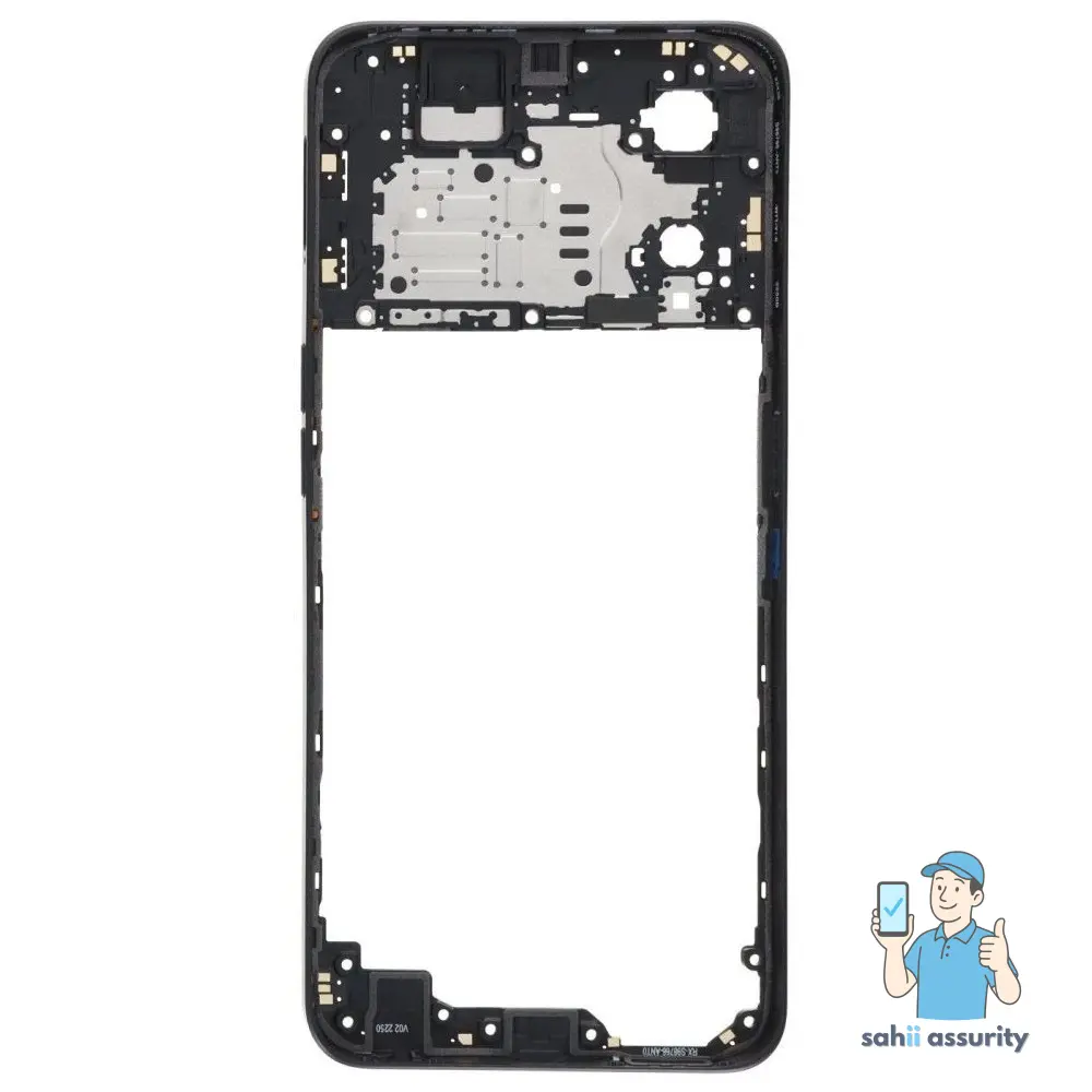 Middle Frame Ring Only for Oppo A78 Black thumbnail